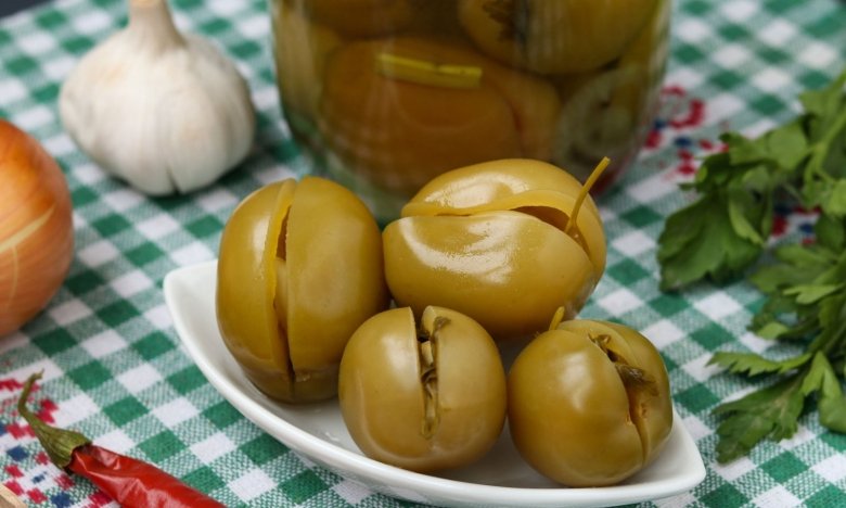 квашеные зеленые помидоры