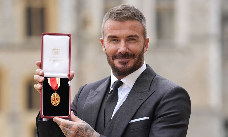 Девід Бехкем отримав лицарське звання від короля Чарльза