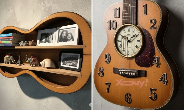 Как превратить старую гитару в новую вещь