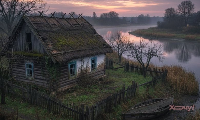 Покинула город ради трухлявой хаты