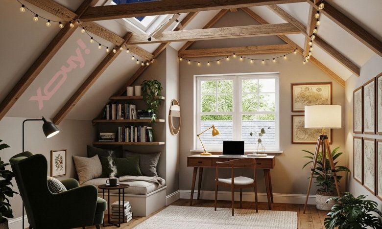 Особливості та секрети дизайну мансарди