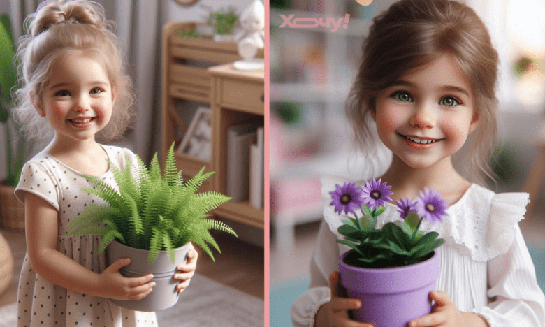 Какие вазоны поставить в детской комнате