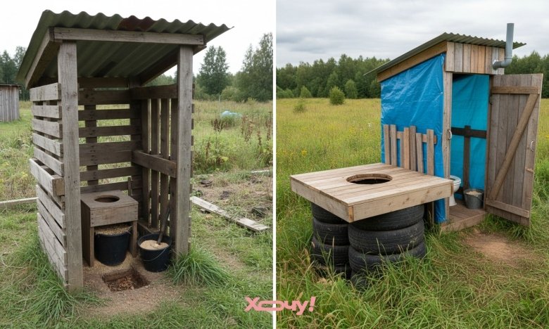 Экономные варианты туалетов своими руками