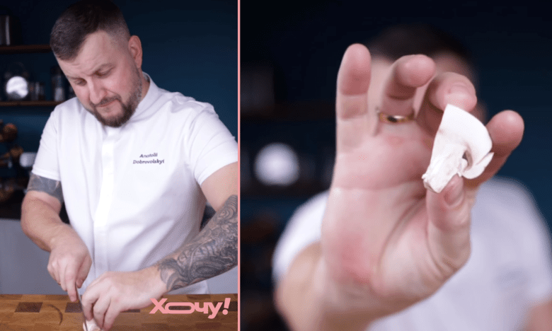 как нарезать грибы