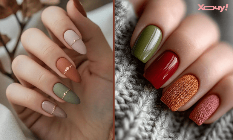 Маникюр на осень, модные идеи