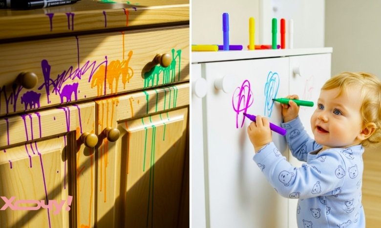 5 способов от маркера на мебели