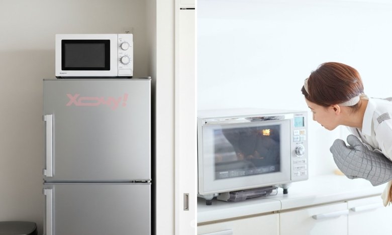 Размещение микроволновки на кухне