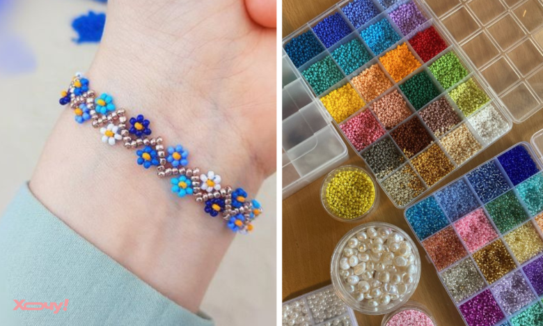 Браслети з бісеру, гарні схеми