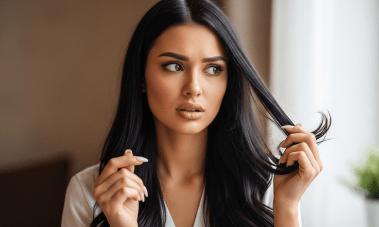 Посеченные кончики, фото