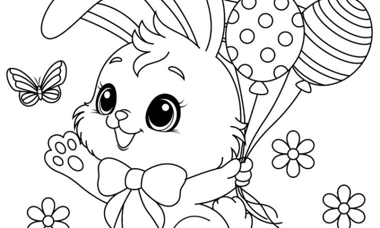 Розмальовки для дітей на Великдень
