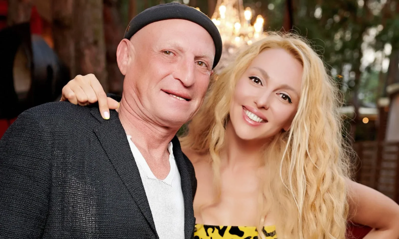 Оля Полякова з чоловіком