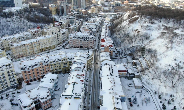 Киев зимой, фото