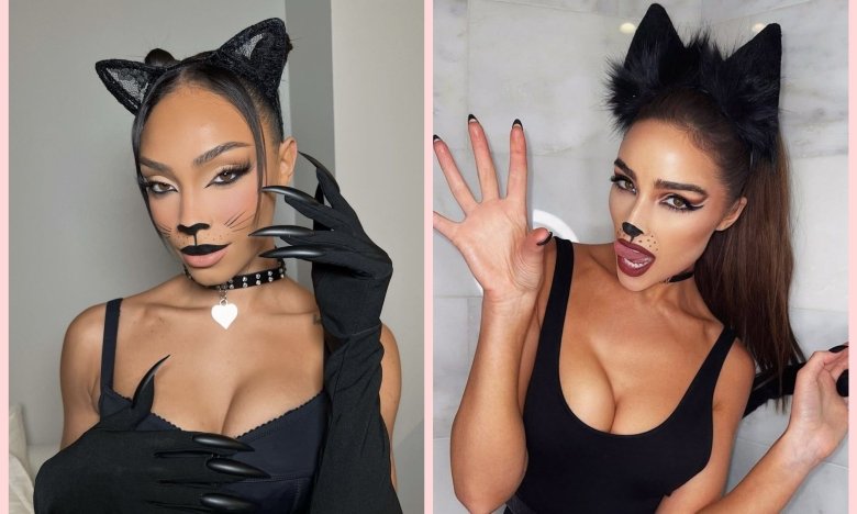 Макіяж кішки, фото