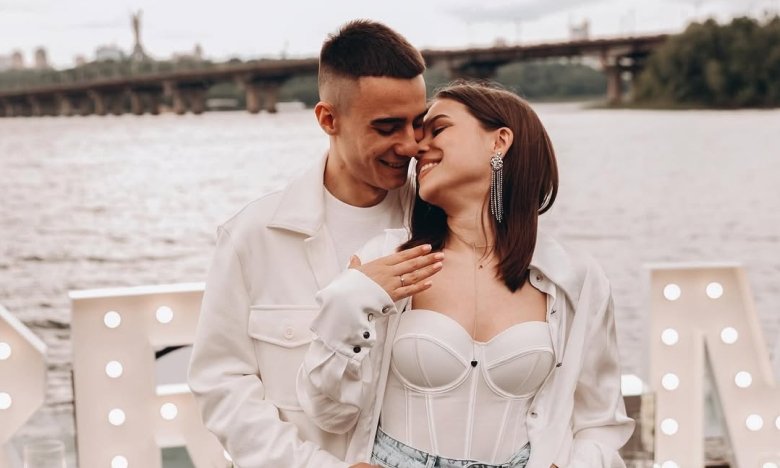 Самчук і його наречена, фото