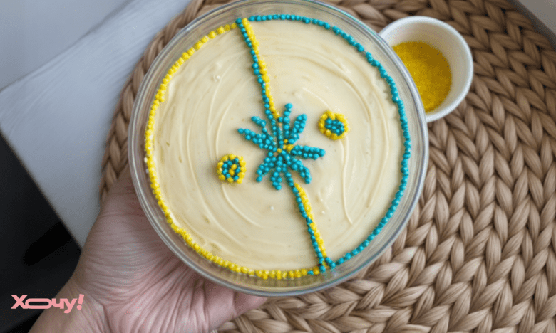 Як прикрасити масло патріотичним орнаментом?