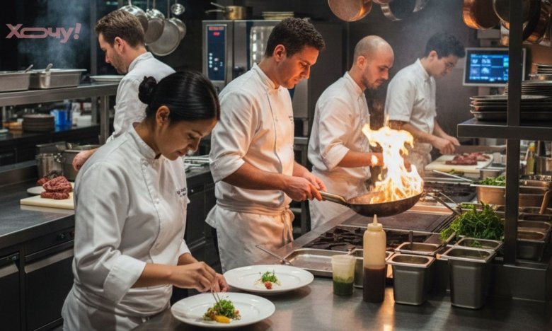 Кухня элитного ресторана