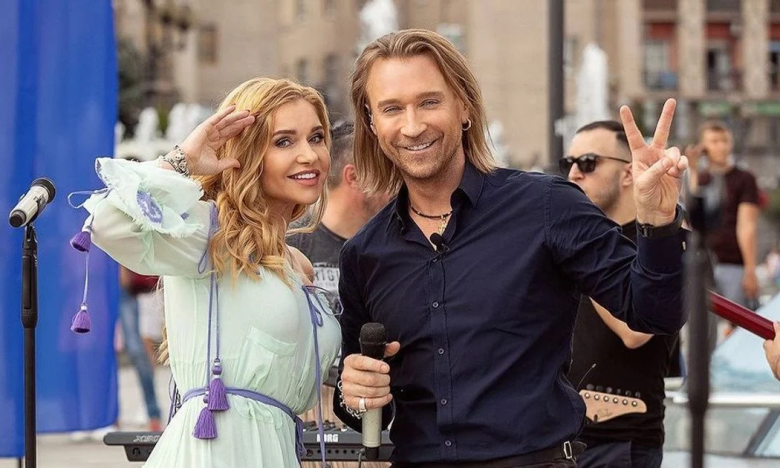 Олег Винник и жена Таюне в молодости.