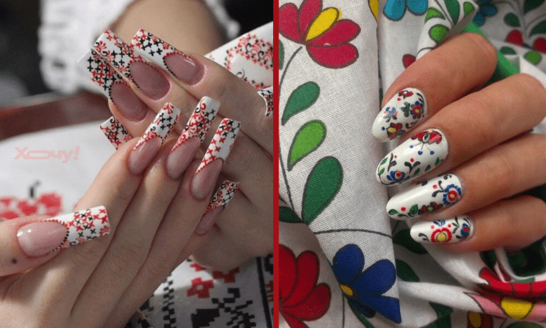 Манікюр петриківський розпис