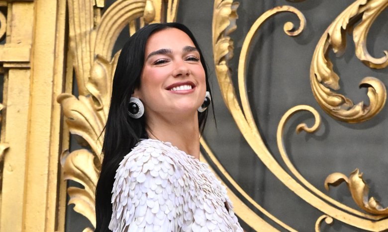 Дуа Липа — модная сумка с леопардовым принтом