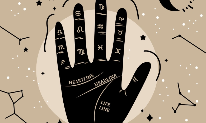 Рука, астрологія, картинка