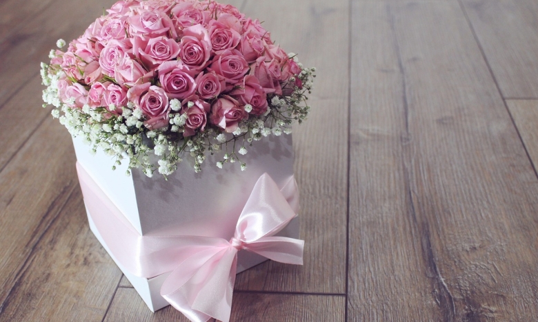 Букет розовых роз, фото