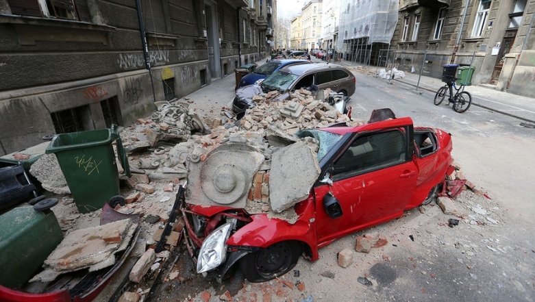 землетрясение в хорватии 2020