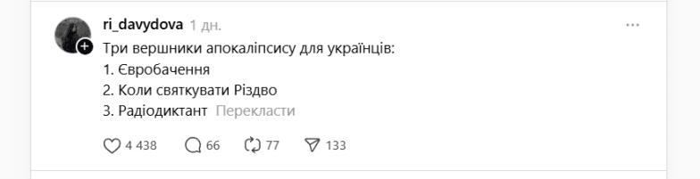 Як люди писали Радіодиктант
