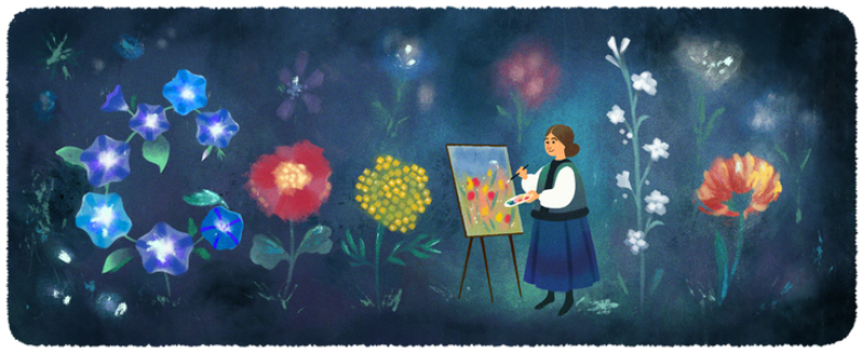 Google посвятил новый дудл к 120-летию украинской художницы Екатерины Белокур - фото №1