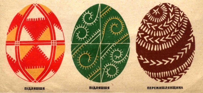 разновидности писанок в Украине