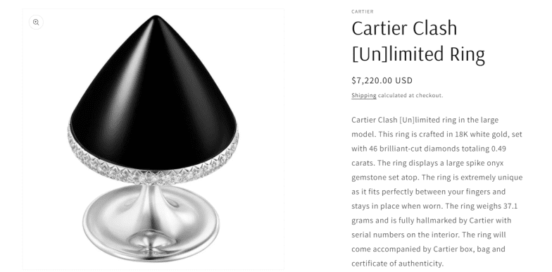 Новинка от Cartier.