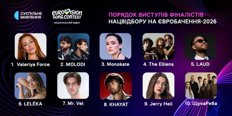 Нацотбор на Евровидение 2026 – где смотреть шоу и как проголосовать за участника