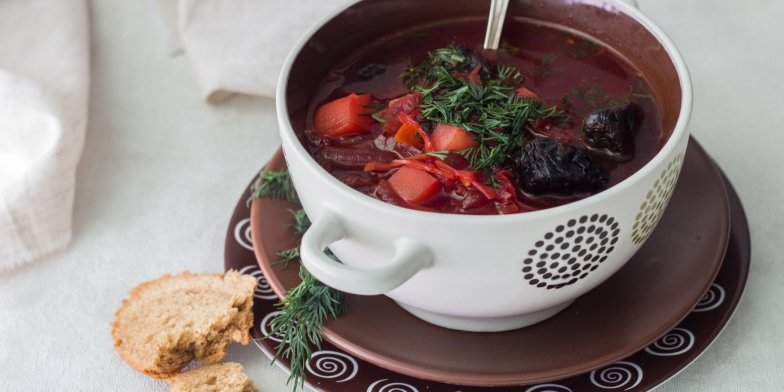 как приготовить постный борщ