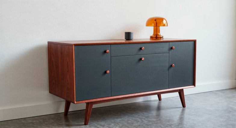 Классический деревянный комод с изысканными ручками