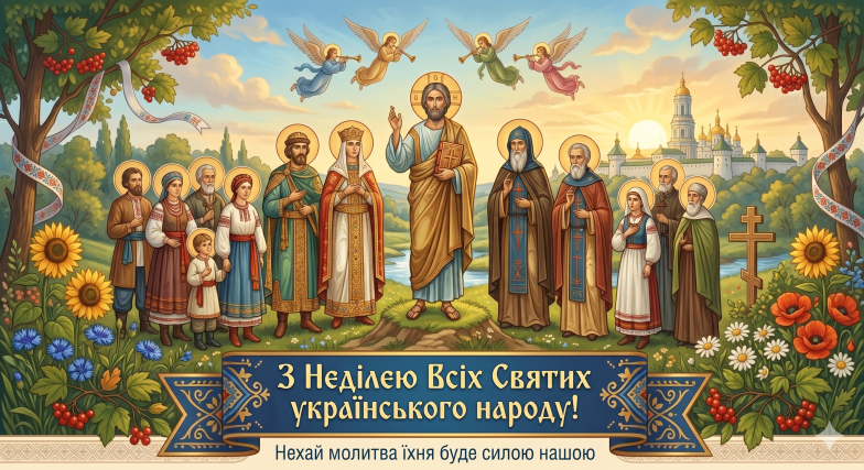 Картинки с Воскресением Всех Святых украинского народа, фото