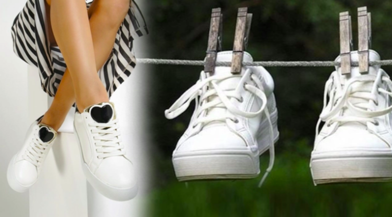 Будуть білосніжні, як нові: секрет виведення бруду з білого взуття - фото №1
