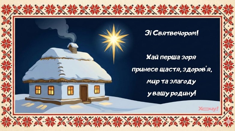 Поздравления со Святым вечером 2025: картинки, открытки