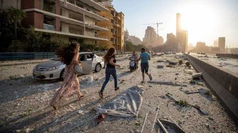 ущерб от взрыва в бейруте