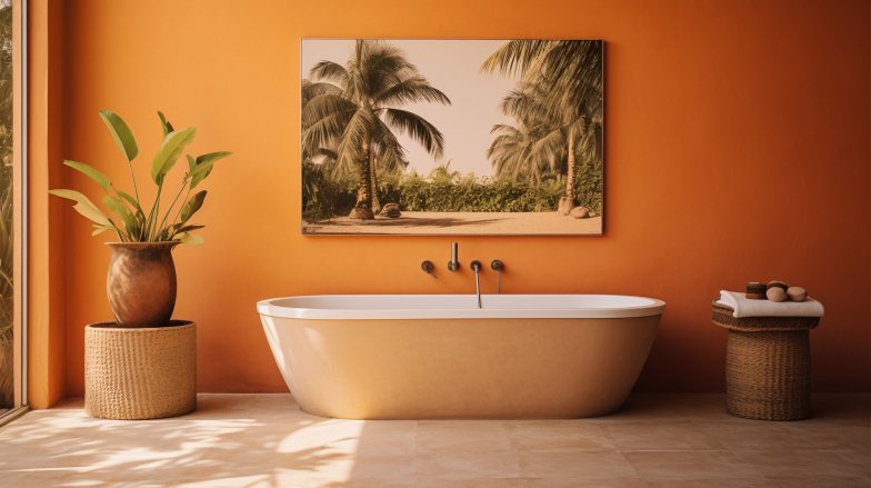 Невдалі кольори фарби для ванної кімнати приклади інтер'єру