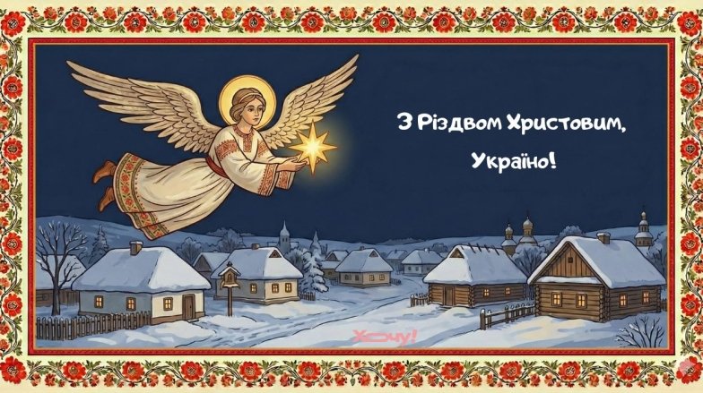 Листівки та картинки на Різдво