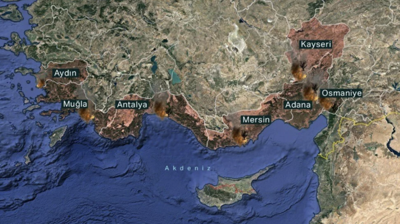 В Турции бушуют лесные пожары: погибло три человека (ФОТО) - фото №1