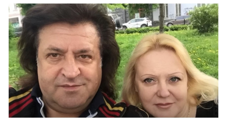 Іво Бобул і дружина, фото