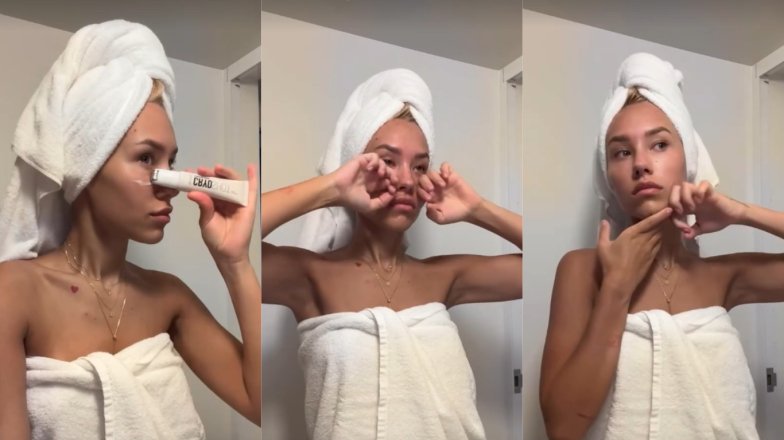 Даша Квиткова показала, как ухаживает за кожей лица — утренние ритуалы блогерши