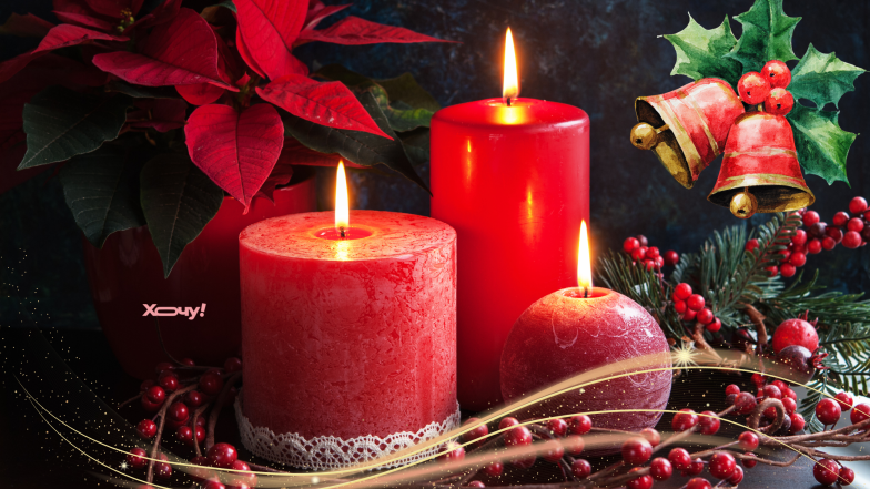 Со Святвечером и Рождеством 2025 — открытки на украинском