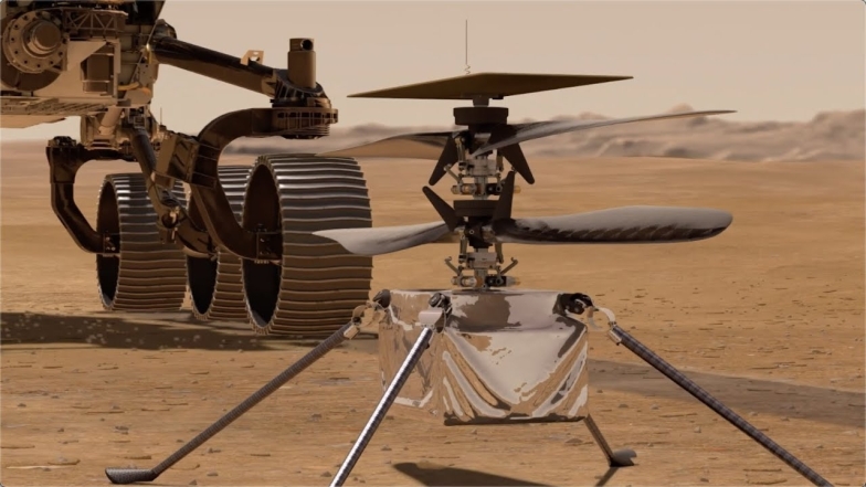 Историческое событие: NASA впервые запустили дрон на марсе (ВИДЕО) - фото №1