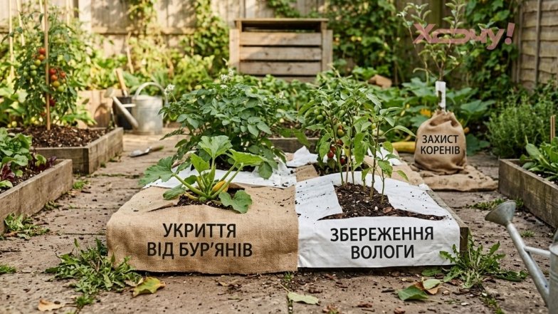Что сделать с мешками из-под картофеля на огороде