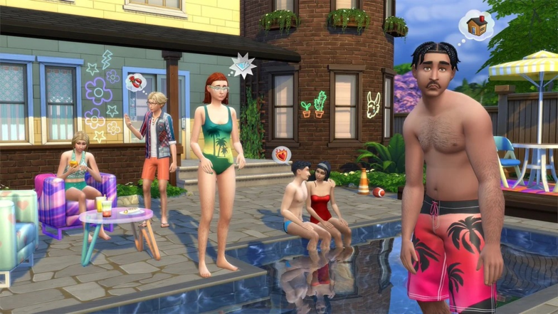 Кадр по игре The Sims, фото