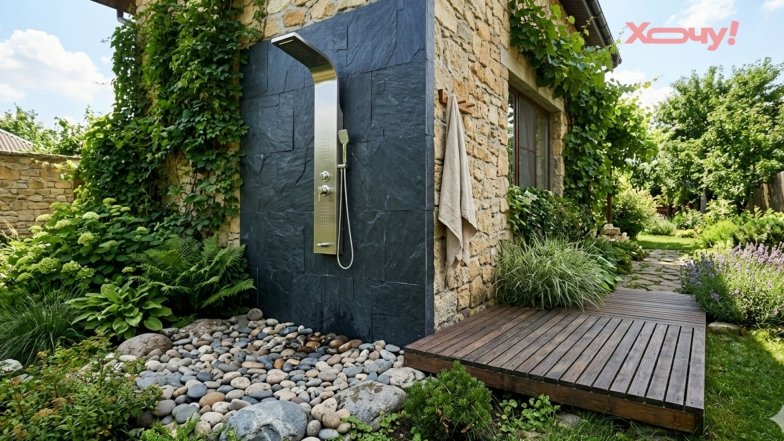 Як побудувати літній душ на дачній ділянці