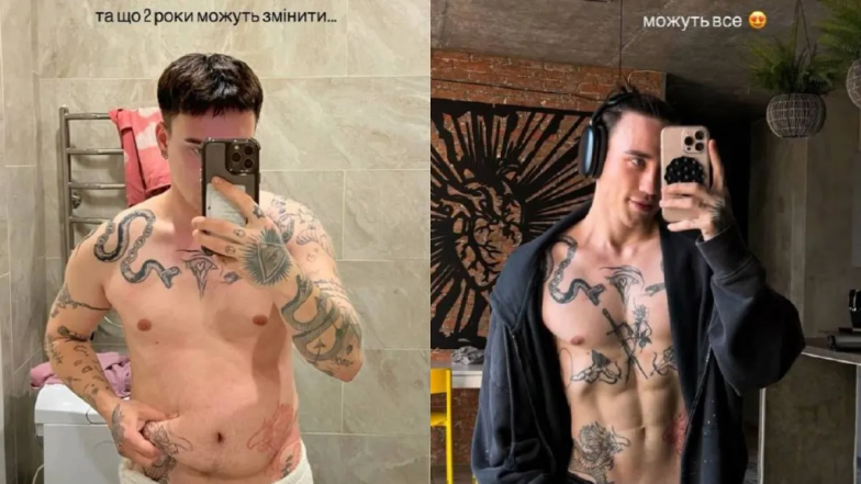 Машуковский показал фото до и после похудения