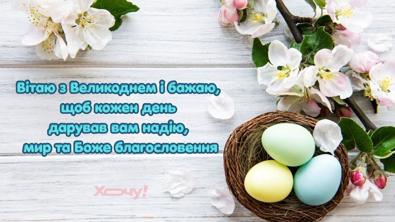 Привітання у листівках та картинках з Великоднем