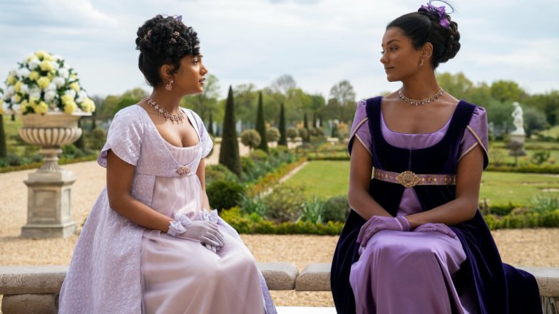 Образы из сериала Бриджертоны.
